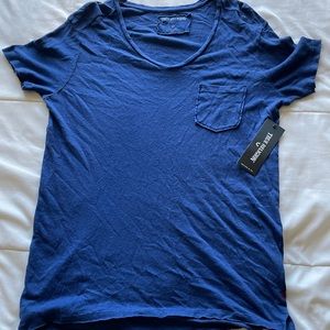 True Religion Deep Neck Pocket Tee